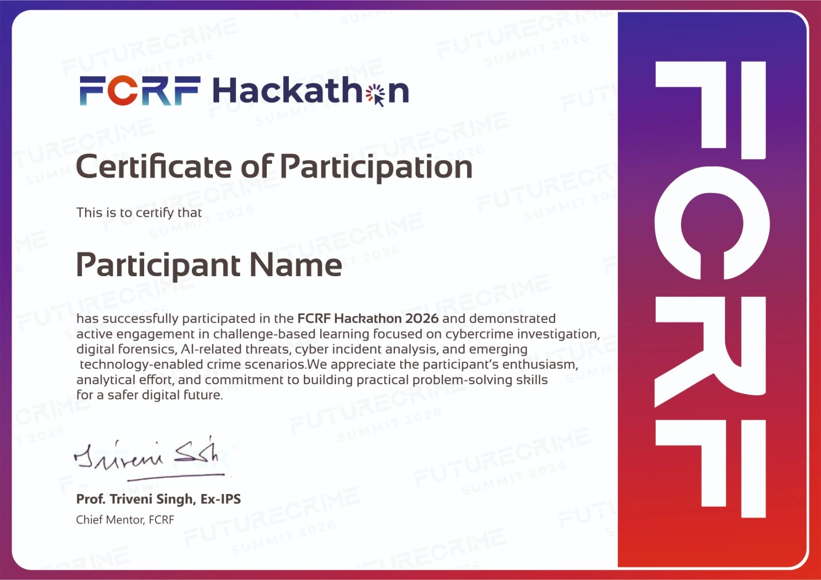 My Official Certification